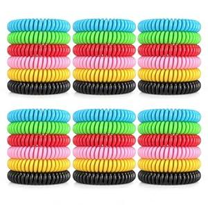 BuggyBands 40 Pack Mosquito Repellent Bracelets for Adults & Kids, DEET-Free Bands, Individually Wrapped Repellent Wristbands