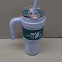 Reduce 24 oz Tumbler with Handle and Straw - Stainless Steel with Sip-It-Your-Way Lid - Keeps Drinks Cold up to 24 Hours - Sweat Proof, Dishwasher Safe, BPA Free - Glacier, Opaque Gloss