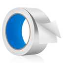 Thicker Silver Aluminum Foil Tape for Ductwork, 2-inch x 65 Feet, 3.9 mils High-Temperature Sealing & Patching, Heavy Duty HVAC Tape for Air Ducts Vents, Metal Repair, Exhaust Pipe, AC Dryer, Furnace (65 Feet, 65 Feet X 1 Roll, Silver 2-Inch Wide)