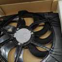 A-Premium Engine Radiator Cooling Fan Assembly with Brushless Motor Compatible with Select Ram Models - 1500 2013-2018 3.6L, 1500 Classic 2019-2023 3.6L - Replace# 52014772AF