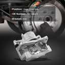 cciyu Front Left Brake Caliper Assembly w/Bracket 19B6272 For Lexus For CT200h,For Toyota For Corolla/For Prius/For Prius AWD-e/For Prius Plug-In/For Prius Prime