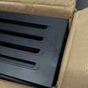 Metal 4 Pack Magnetic Spice Storage Rack Organizer for Refrigerator and Oven, Black Fridge Organizers and Storage