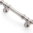 Asidrama 10 Pack 3 Inch(76mm) Brushed Satin Nickel Kitchen Cabinet Handles, Cabinet Pulls Kitchen Cabinet Hardware for Cupboard Drawer Pulls (3" Hole Center)