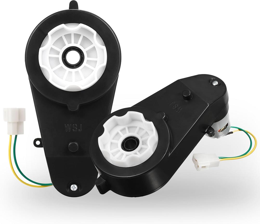 2Pcs 24V 40000RPM Kids Ride On Car Gearbox Motor,24V Motor Gearbox Upgrade High Speed RS555 Drive Engine Match 24 Volt Kids Ride On Toys Car Motors