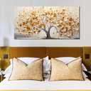 Decorative Painting Tree of Life Canvas Wall Art Pictures for Living Room Bedroom Canva Wall Decor Large Artwork Canvas Wall Decor Ready to Hang Artwork Print with Frame Modern Wall Art Size 29x58