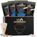 Lifestance Wax Beads Set, 4 Kinds of Waxing Beads, Hard Wax Beans with 44 Items, Perfect for Any Waxing Warmers for Hair Removal for Brazilian Bikini, Brazilian, Legs, Body (3.5 Ounce (Pack of 4))