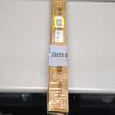 Curtain Rods for Windows 28 to 48 Inch, Heavy Duty 1 Inch Diameter Single Curtain Rods, Matte Black Drapery Rods with Aluminum Alloy End Cap Finials, Wall Mount and Ceiling Mount Curtain Rods