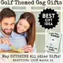 Funny Golf Towels- Golf Themed Gag Gifts for Men Who Have Everything, Golf Towels for Golf Bags with Clip for Men, Funny, Unique Accessories (Clean) (Multicolor-6)