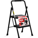 HBTower ZL0202 Portable Steel 2 Step Ladder