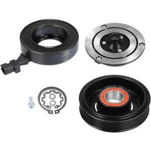 uxcell AC Compressor Clutch Set Replace for Jeep Wrangler 2012-2018 A/C Clutch Repair Assembly