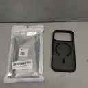 SUPFINE Magnetic for iPhone 17 Pro Case (Compatible with MagSafe)(Military Grade Drop Protection) Translucent Matte Shockproof with Anti-Fingerprint Phone Cover,Black