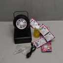 Panamalar Bubble Machine Adjustable Angle, 10 Big Holes Automatic Bubble Blower Machine for Kids 20000+ Big Bubbles with Solution, Portable Bubble Maker Outdoor Toys for Garden Party Wedding-Black