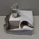 6 Sets Mint Julep Cups Silver with Straws 12 oz Stainless Steel Drinking Cups Beaded Mint Julep Cups Metal Cocktail Glasses with Straws and Drink Picks for Mint Julep Cocktails Beer Juice Beverage