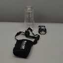 35oz Glass Water Bottle with Straw & Handle, BPA-Free Leakproof Glass Water Bottles with Stainless Steel Tea Strainer & Protective Sleeve for Travel, Gym, Home, Office (1PCS)