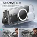 ESR for iPhone 15 Pro Case Set, 1 Tempered-Glass Screen Protector, 1 Set of Lens Protectors, Military-Grade Protection, Yellowing and Scratch Resistant MagSafe Phone Case, Classic Series, Clear