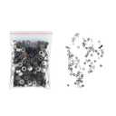 SARLA Syntheic Feather Hair Extensions 100 Pcs Colored Hair Piece for Women 10 Mixed Colors 16 Inch