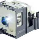 CTBAIER AN-XR10LP/AN-XR20LP/AN-100LP Replacement Projector Lamp Bulb for Sharp XG-MB55 XG-MB55X XG-MB65 XG-MB65X XG-MB67 XG-MB67X XR-20S XR-20X XG-MB50X XG-MB50XL XR-105 XR-10S with Housing