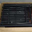 Wardrobe Closet,Portable Clothes Rack with 4 Tiers Shelves,Freestanding Closet Organizers and Storage System with Hanging Rods,Steel Clothing Rack Suitable for Cloakrooms,Bedrooms,Entrances,etc.Black