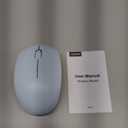 Wireless Mouse, 2.4G Noiseless Mouse with USB Receiver - seenda Portable Computer Mice for PC, Tablet, Laptop with Windows System (Light Blue)