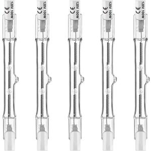 R7S Halogen Light Bulbs 100W 120V, J78mm Type T3 Bulbs 100 watt, 3 inch Halogen Double End Bulbs for Work/Security/Landscape Light Bulbs Dimmable