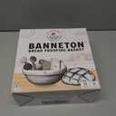 Banneton Bread Proofing Basket with Liner – Natural Rattan Dough Riser with Sourdough Baking Accessories, Artisan Bread Loaves, Homemade Bread Making - 9” Round Sourdough Starter Kit