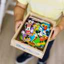 Melissa & Doug Disney Mickey Mouse Wooden Character Magnets (20 pcs) Toys for Disney Fans, Mickey Mouse Fridge Magnets, Pretend Play & Toddler Toys for Kids Ages 2+