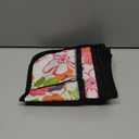 Wheelchair Side Bag, Wheelchair Accessories, Wheelchair Armrest Bag Storage Pouch to Hang on Side, with Reflective Stripes, Fits Mobility Scooter, Walker, Rollator, Floral Design (pink floral)