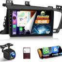 Upgrade Radio for Kia Optima K5 2010-2013: [4+64G] Android 15 9 inch IPS Touchscreen Mazda Stereo - Custom Homepage, Wireless Carplay and Andorid Auto, DSP/EQ, 5G/WiFi, GPS, SWC + Rear View Camera