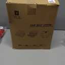 YGL Luxury PU Leather Car Seat Covers Full Set, Non-Slip Seat Cover Protectors, Universal Fit for Cars, Trucks, SUVs, Vans, Pickups, Airbag Compatible, Seat Covers for Car Interior (Black/Red)