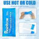 Soft Ice Packs Reusable Gel Pack 2, Hot and Cold Gel Ice Packs for Injuries, Headaches, Joint Pain Relief, Comfort Ice Pack Flexible Therapy on Neck, Ankle, Knee, Leg, Shoulder, Elbow, Wrist, Feet