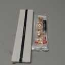 SUPOIX Compatible for Samsung Galaxy watch 7/6/5/4 40mm 44mm/ Galaxy Watch FE 2024/Watch 3 41mm/ Watch 42mm/Active 2 Band, 2 Pack 20mm Women Jewelry Bling Metal Replacement Strap (Rose gold)