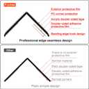 Clear Self-Adhesive Wall Corner Protectors-2 PCS of Corner Guards & Edge Protector for Baby, Furniture, Door, Tables, Cover Sharp Furniture, Easy to Install (3cmx80cm/1.18inx31.5in)