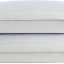 Sealy Dreamlife US Standard Size Memory Foam Cooling Pillow with SealyChill Cooling Gel, Removable Machine-Washable Cover, Made in The USA (2 Pack)