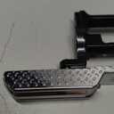 INJORA 33g Front and 33g Rear Bumper with Dual Exhaust - CNC Aluminum Bumper Set for 1/18 RC Crawler TRX4M High Trail F150 Upgrade