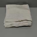 MIULEE Pack of 2 Thick Textured Couch Throw Pillow Covers, Cream White Decorative Pillow Covers 20x20, Neutral Linen Cushion Cases for Sofa Bed Living Room Modern Farmhouse Home Decor, No Filling