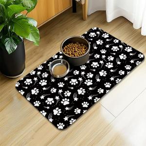 2 x Xspatroias Dog Food Mat 12x20 Inch