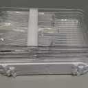 Delamu 2-Tier Multi-Purpose Bathroom Under Sink Organizers and Storage, Stackable Kitchen Pantry Organization, Pull Out Medicine Cabinet Organizer with Movable Dividers, White, 2 Pack