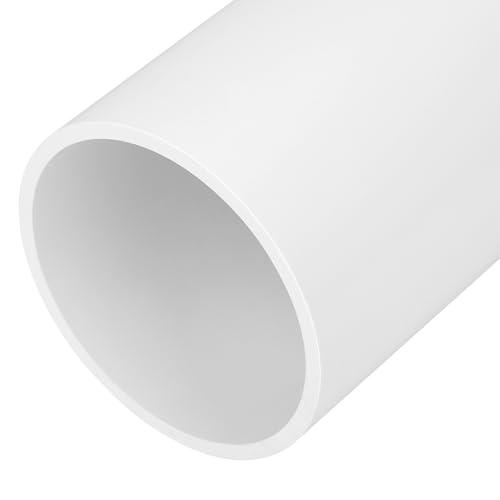 CKVIHAV 6 Inch PVC Pipe 17" Long White Sch40 Industrial PVC Pipes for Home DIY, Greenhouse, Garden, Farm, Workshop, Furniture Grade(6" x 17"L)