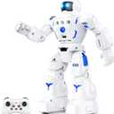 Robot Toys for Kids 3-5, Programmable Remote Control Robots | RC Gesture Sensing Control Smart Robot for Age 3-12 Kids with Sliding, Walking, Sing and Dancing, 3-Stories Christmas, Medium