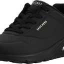 Skechers Women's Uno - Stand On Air Sneaker (7, Black/Black)