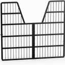 Horse Stall Gates, Heavy Duty Steel 48" W x 42" H Gate for Horse Barns, Stall Door Guard