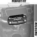 NICECNC Handlebar Clamp Aluminum Compatible with Yamaha Raptor 700 2006-2009 2011-2026, Raptor 700 Special Edition 2010 Black