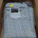 Collive Long Runners Rug for Hallways 2.6x10 Washable Kitchen Runner Rugs Non-Slip Rubber Backed Boho Hallway Runner Rug Gray Braided Farmhouse Carpet Floor Runner for Hall Bedroom Entryway (Grey)