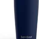 SANDJEST Navy Tumbler 20oz Stainless Steel Double Wall Vacuum Insulated, Travel Coffee Cup, Gifts for Men Women Birthday Christmas