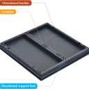 Magnetic Reversi Board Game Set 9.76" with Folding Board Classic Travel Games for Kids and Adults