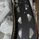 Oval Chandelier Crystal Chandelier for Dining Room Linear Crystal Ring Pendant Light for Kitchen Island LED Dimmable Pendant Lighting Black 40in