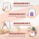 18 inch Battery Operated Animated Santa Claus in Latte Gold, Musical Christmas Figurine with 6 Classic Songs and Moving Head and Hands  Elegant Holiday Home Decor for Mantel or Table Display