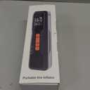 Tire Inflator Portable Air Compressor - 150PSI Cordless Air Pump for Car Tires, Portable Tire Inflator for Car, DC 12V Air Compressor with Pressure Gauge/LED Light for Auto/Bike/Motorcycle/Ball (Black)