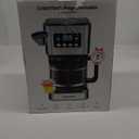 Chefman 12-Cup Programmable Coffee Maker, Electric Brewer, Auto Shut Off, Digital Display w/Auto-Brew Function, Anti-Drip Pot, Reusable Filter for Fresh Grounds, Square Stainless Steel, Glass Carafe