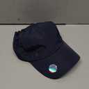 Gaiam Classic Fitness Hat, Ponytail Cap, Women Quick-Dry Sweatband | Ponytail Hole | Moisture-Wicking | Running, Hiking & Beach | Adjustable Fit (Navy, One Size 21.5 - 23)